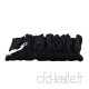 Sharplace Jupe de Lit de Bande Élastique Tablier de Lit Décor de Chambre - Noir  180cmx200cm + 38cm - B07BFXG17H